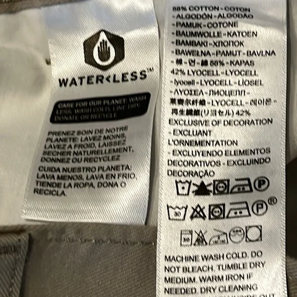 Levi's High Rise Pleated Baggy Trousers in Cobblestone Neutral VARSITY PREP NWT - Picture 8 of 16